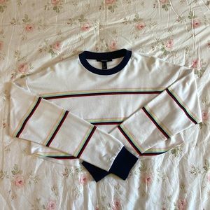 Cropped Forever 21 crew neck